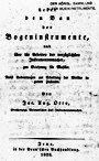 Jacob August Otto: Ueber den Bau der Bogeninstrumente, und ber die Arbeiten der vorzglichen Instrumentenmacher, zur Belehrung der Musiker. Jena, in der Bran'schen Buchhandlung, 1828