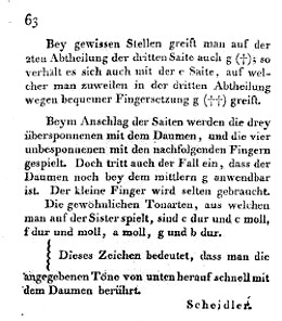 Christian Gottlieb Scheidler: Etwas ber die Sister. In: Allgemeine Musikalische Zeitung, Jg. IV, 21.10.1801, Sp. 63